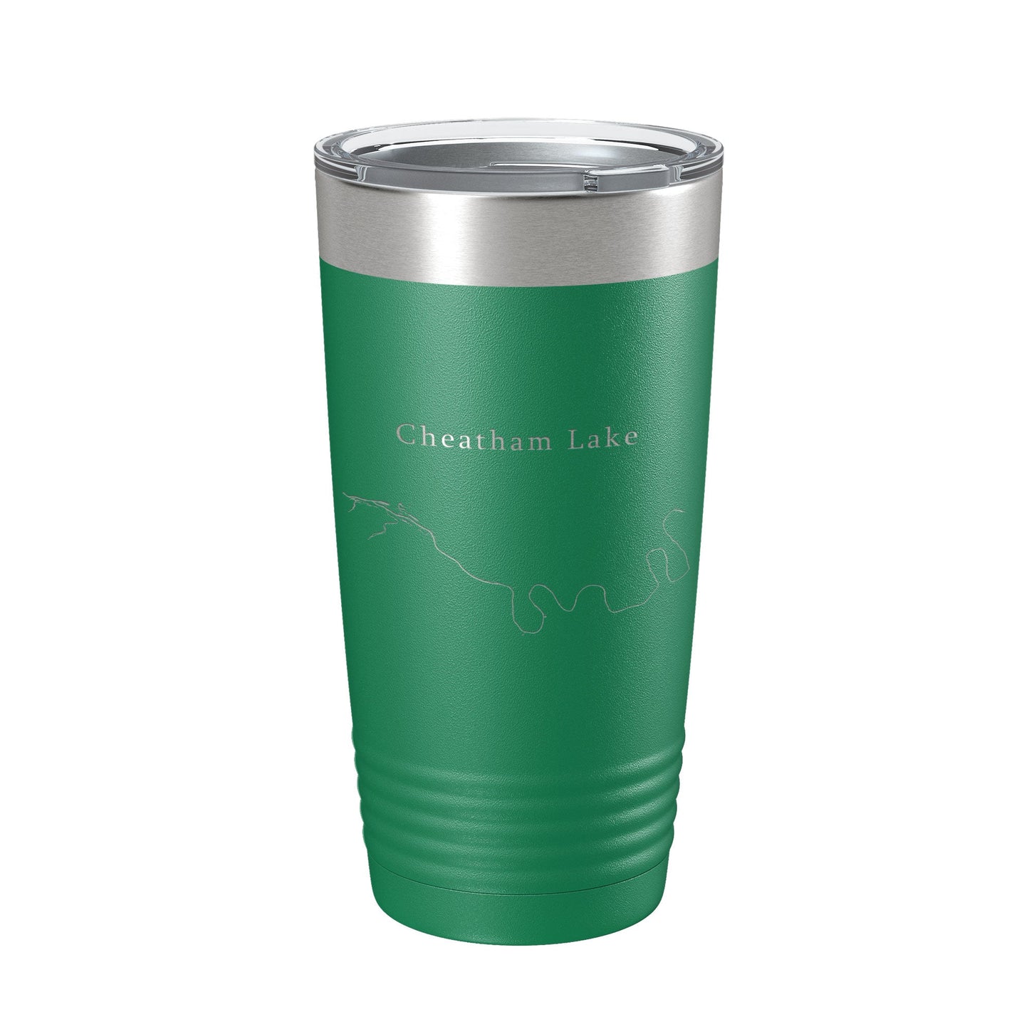 Cheatham Lake Map Tumbler Travel Mug Insulated Laser Engraved Coffee Cup Nashville Tennessee 20 oz