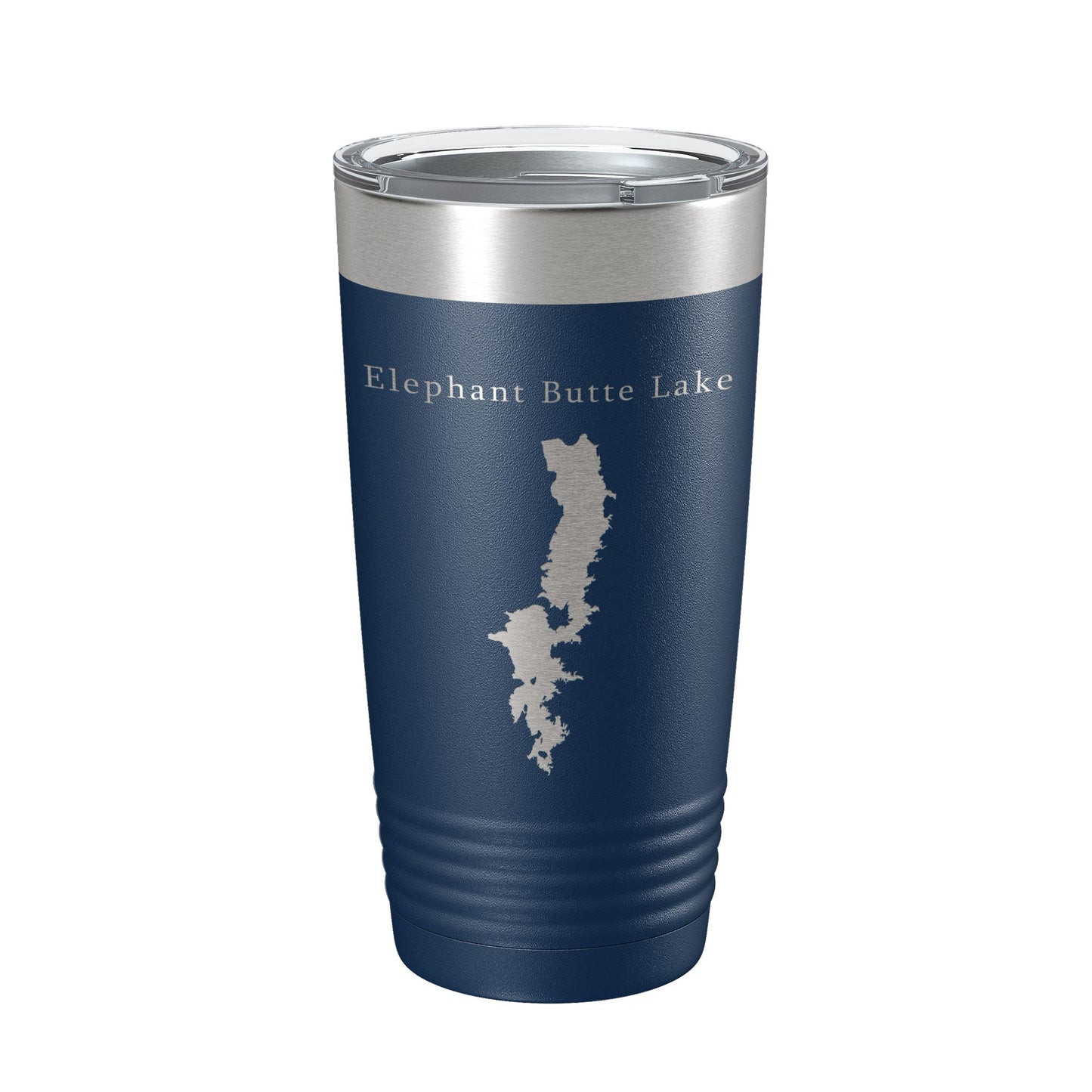 Elephant Butte Lake Map Tumbler Travel Mug Insulated Laser Engraved Coffee Cup New Mexico 20 oz