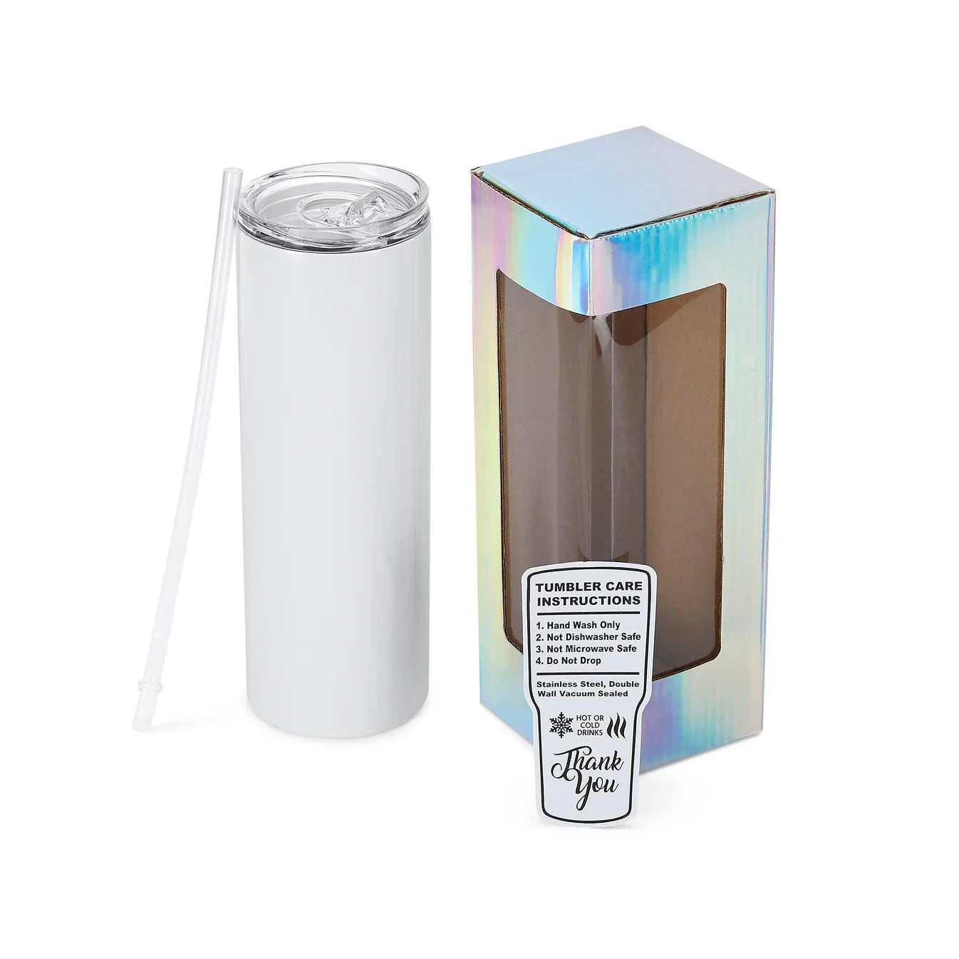20oz Skinny Sublimation Tumbler