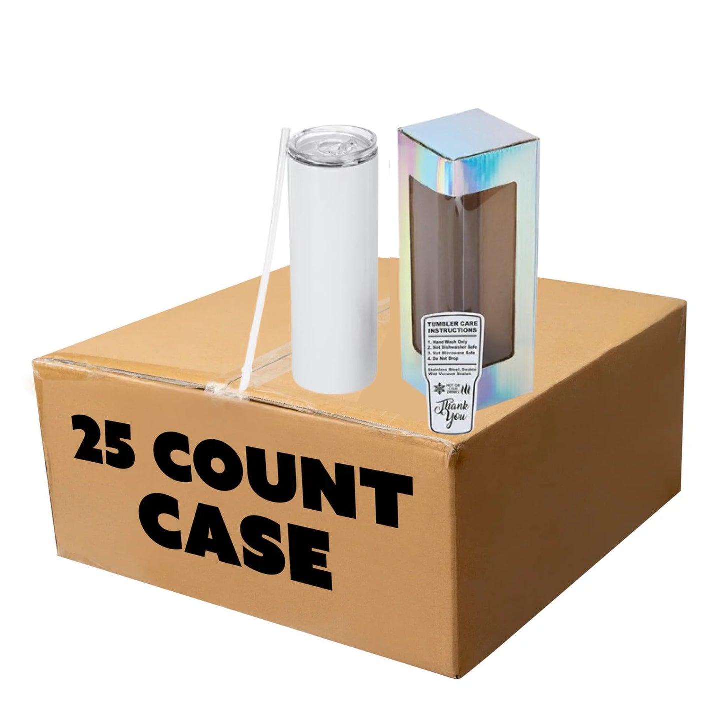 20oz Skinny Sublimation Tumbler