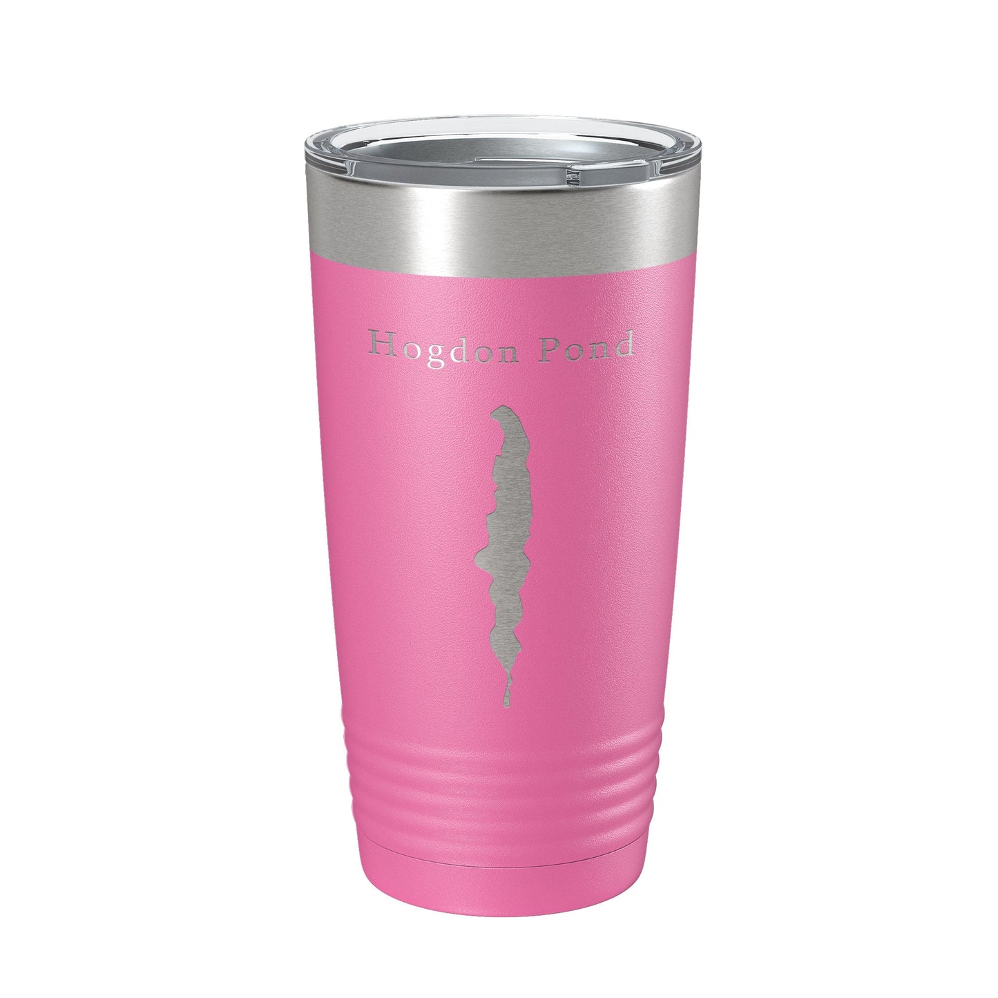 Hogdon Pond Tumbler Lake Map Travel Mug Insulated Laser Engraved Coffee Cup Acadia Maine 20 oz
