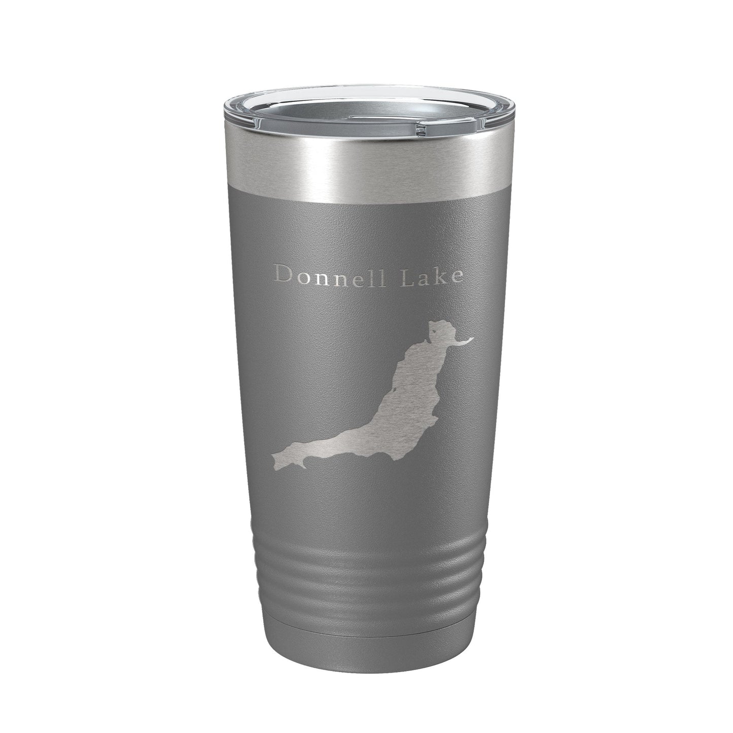 Donnell Lake Map Tumbler Travel Mug Insulated Laser Engraved Coffee Cup California 20 oz