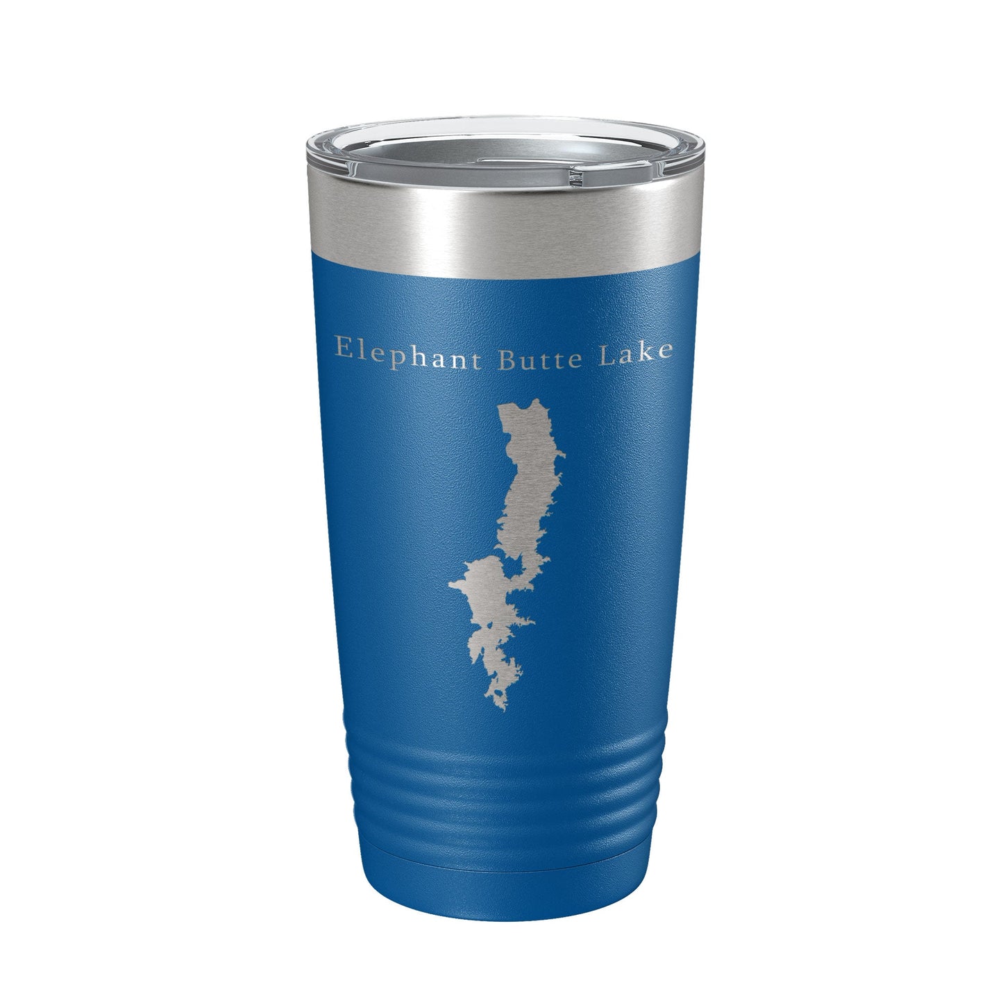 Elephant Butte Lake Map Tumbler Travel Mug Insulated Laser Engraved Coffee Cup New Mexico 20 oz