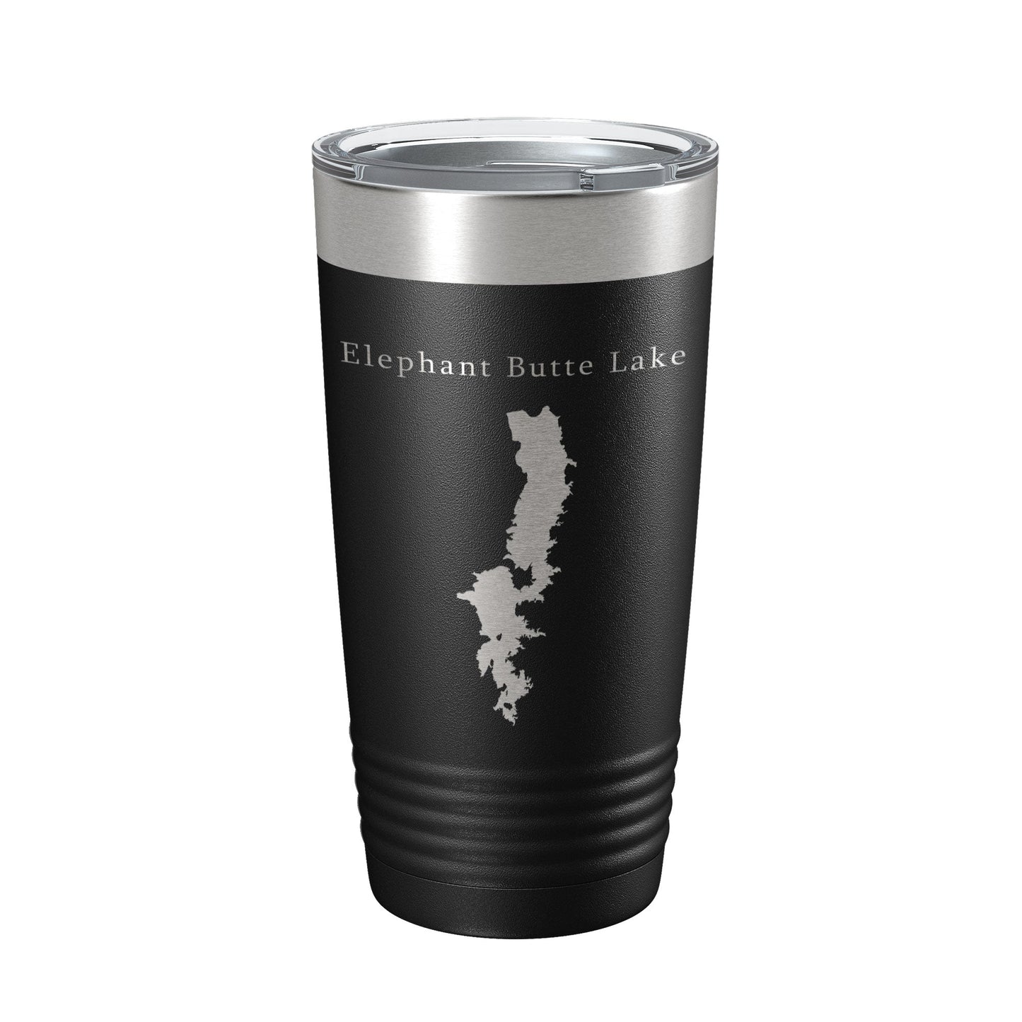 Elephant Butte Lake Map Tumbler Travel Mug Insulated Laser Engraved Coffee Cup New Mexico 20 oz