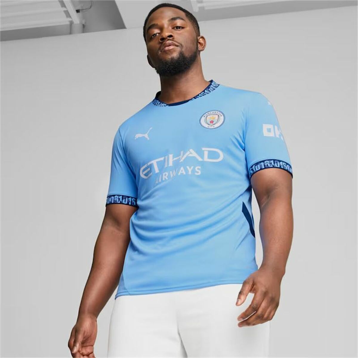 Men's Short-sleeved Football Shirt Puma Manchester City 24/25 1ª