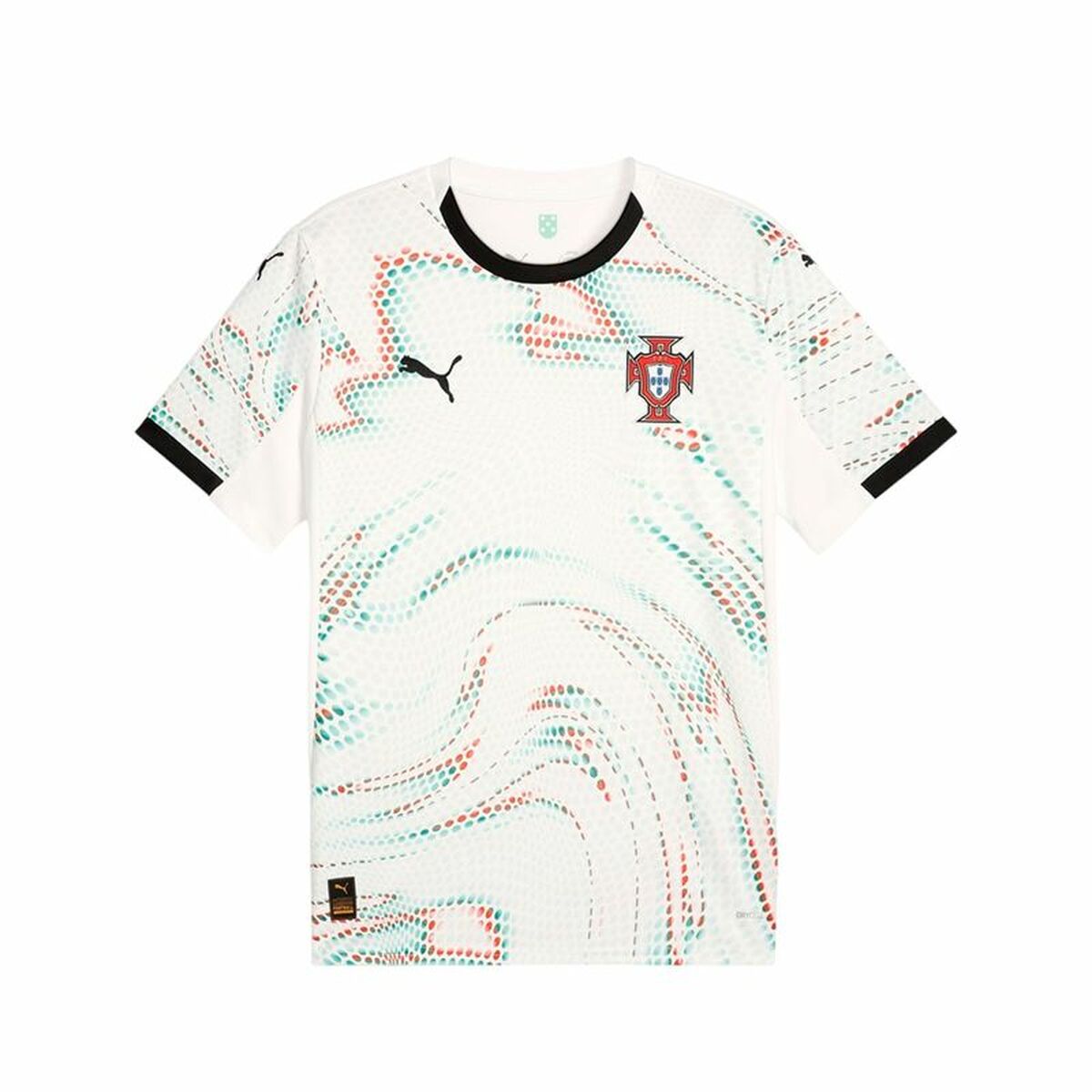 Men's Short-sleeved Football Shirt Puma Portugal Away Repl White