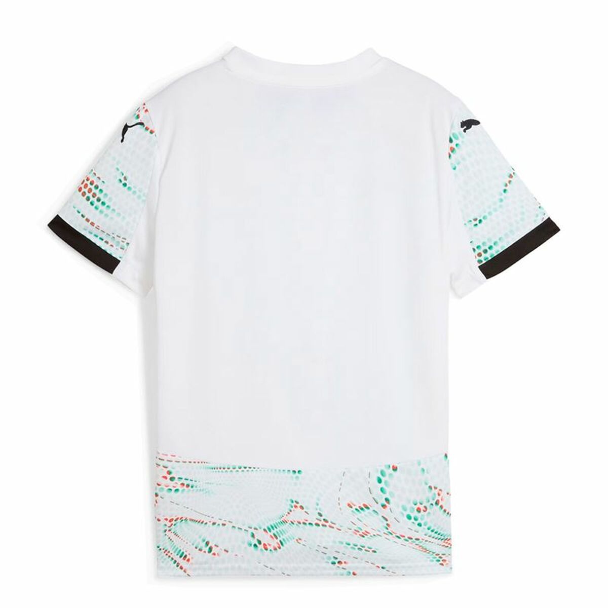 Children's Short Sleeved Football Shirt Puma Portugal Away Repl White