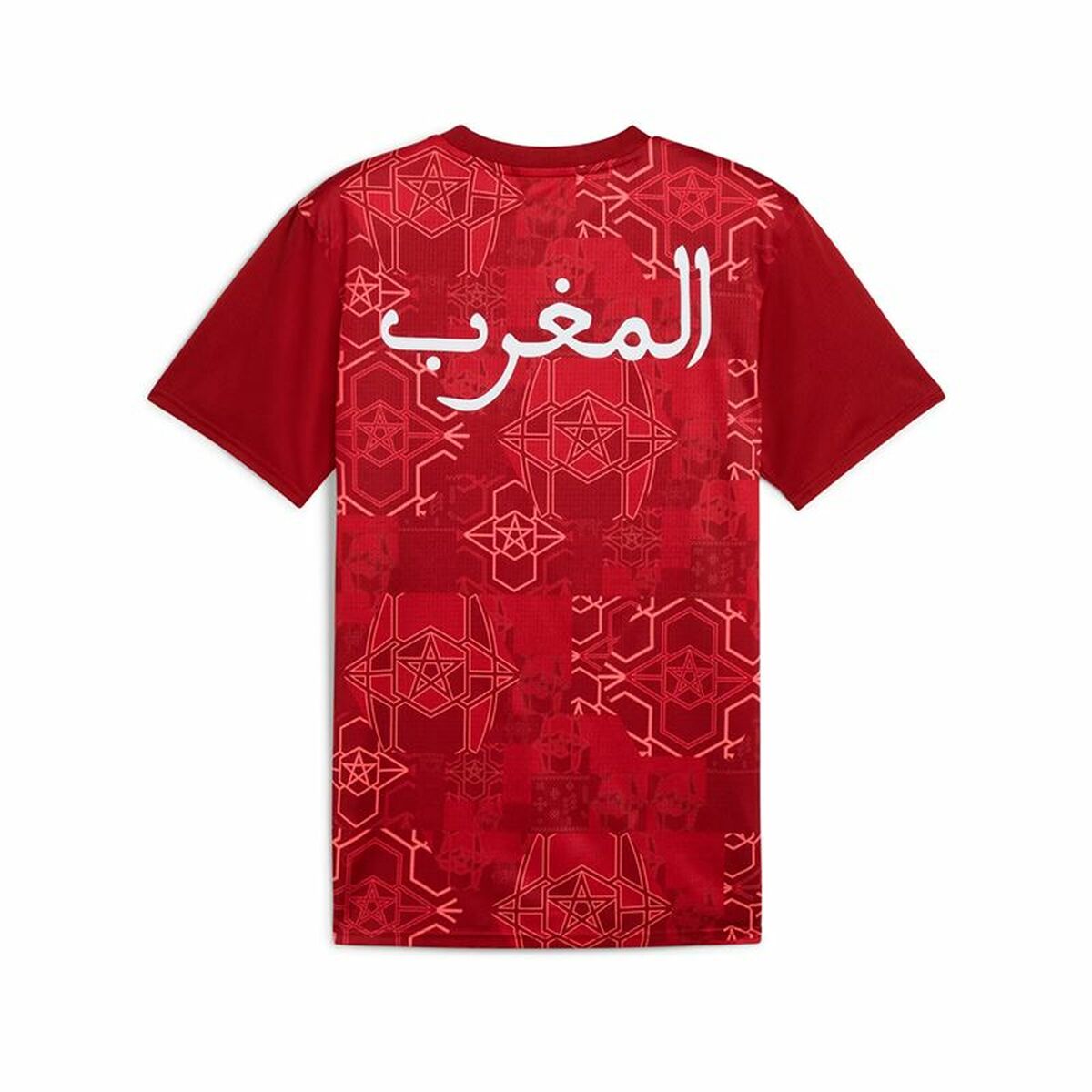 Men's Short-sleeved Football Shirt Puma Marruecos Prematch Ss Red
