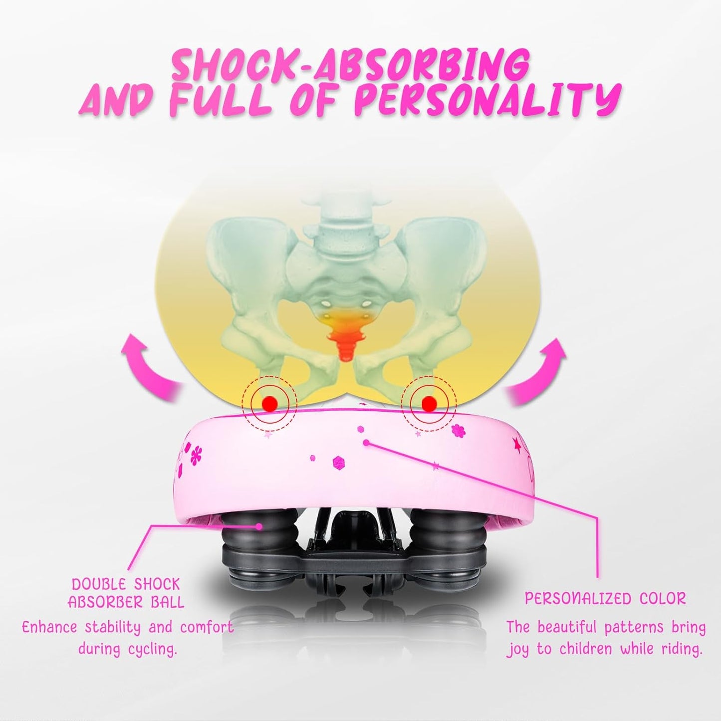 YK 6, YLG Kids Bike Seat for Girls