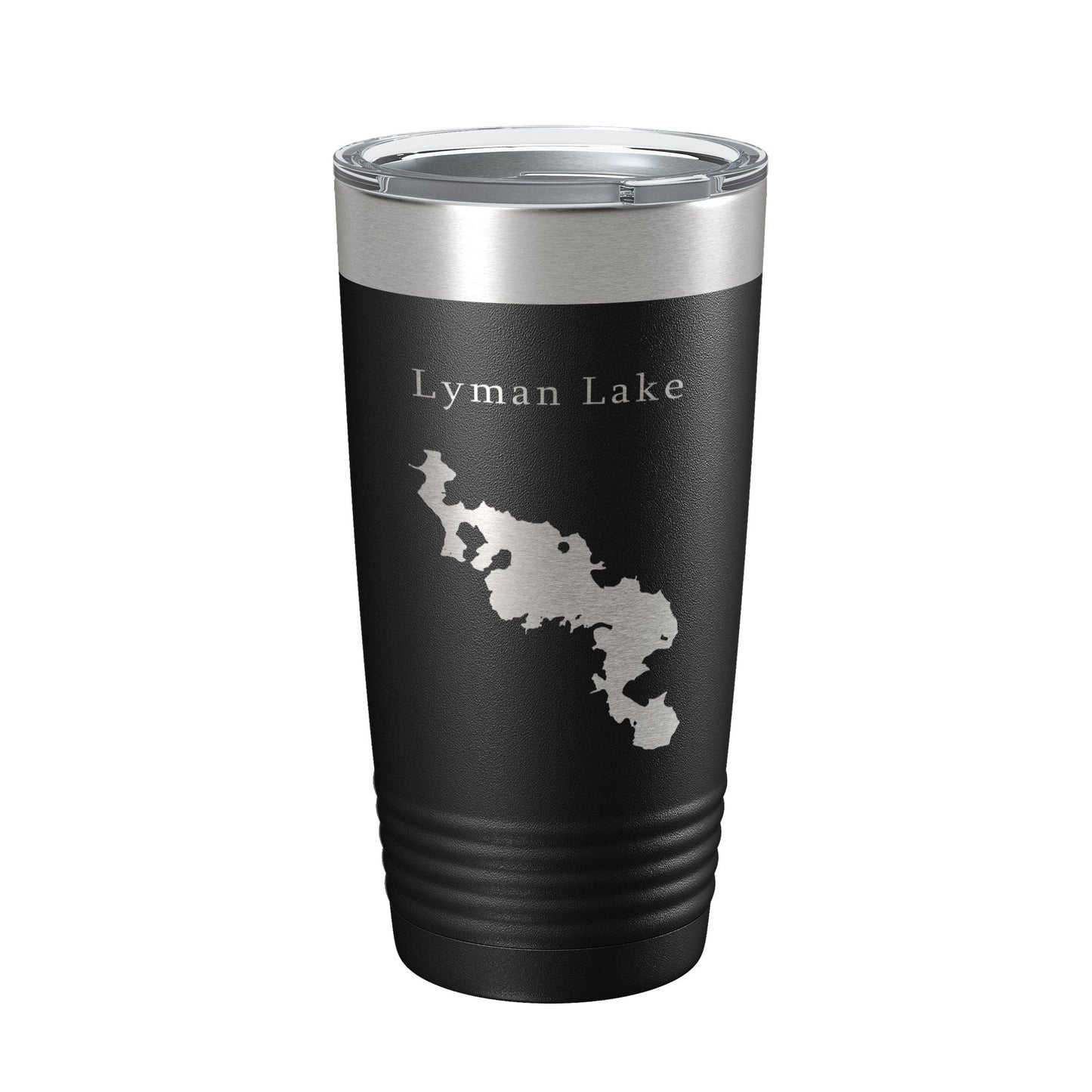 Lyman Lake Map Tumbler Travel Mug Insulated Laser Engraved Coffee Cup Arizona 20 oz