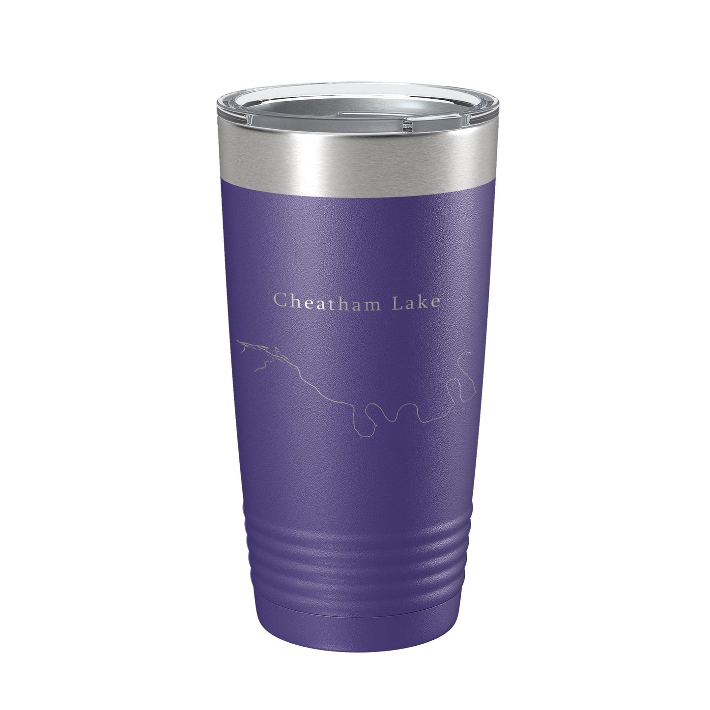 Cheatham Lake Map Tumbler Travel Mug Insulated Laser Engraved Coffee Cup Nashville Tennessee 20 oz