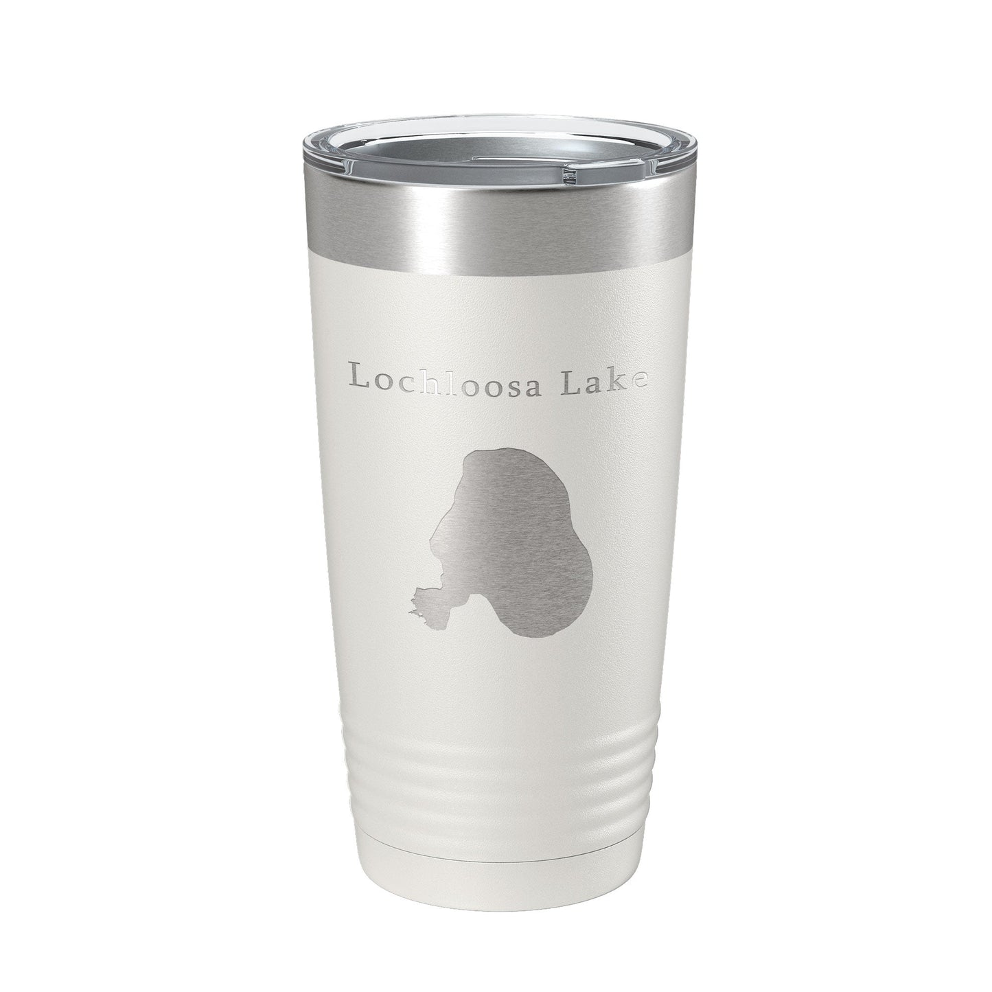 Lochloosa Lake Map Tumbler Travel Mug Insulated Laser Engraved Coffee Cup Florida 20 oz