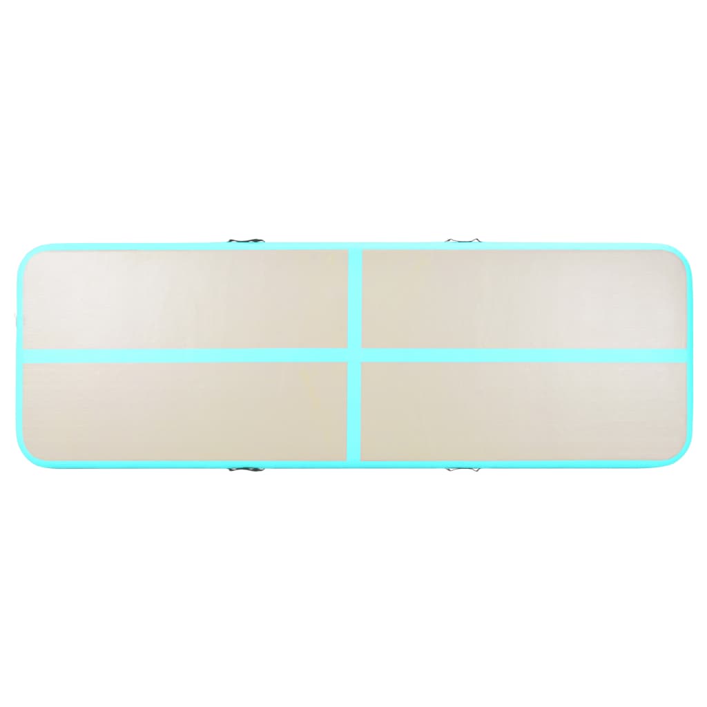 vidaXL Air Track Mat Gymnastics Air Mat with Pump Inflatable Training Mat PVC