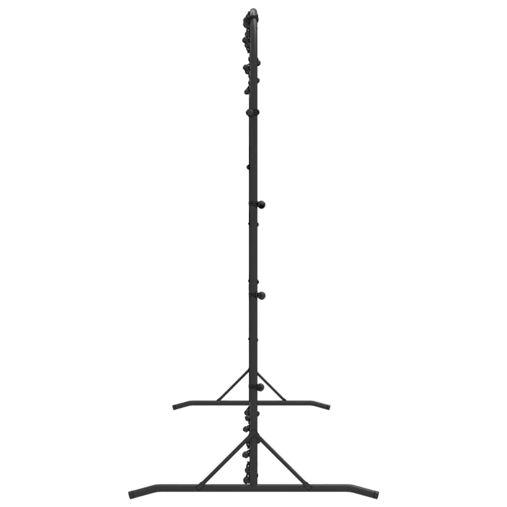 vidaXL Football Rebounder Net Black 144.1"x35.4"x72" HDPE