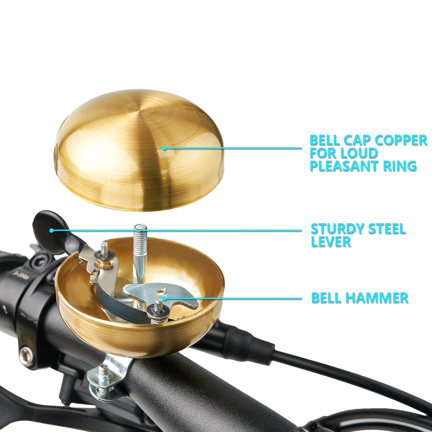 YB 3, Classic Brass Bike Bell