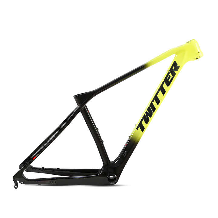 TWITTER PREDATOR Pro Carbon MTB Frame – T900 Mix, 29"/27.5", XC Racing, Thru axle +Lever