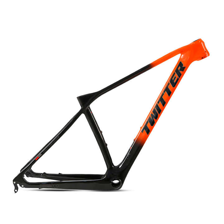 TWITTER PREDATOR Pro Carbon MTB Frame – T900 Mix, 29"/27.5", XC Racing, Thru axle +Lever