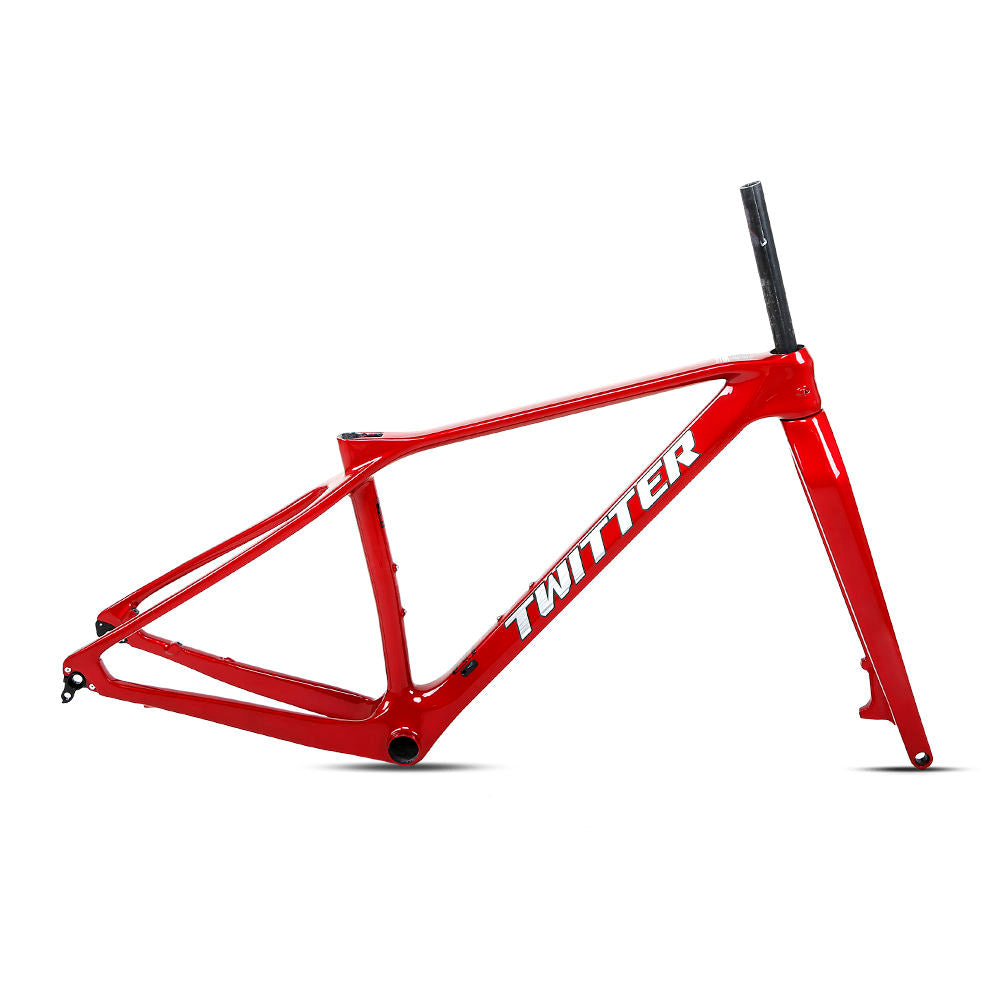 TWITTER M6 Carbon MTB Frame – T900 Mix, 29"/27.5", Strengthened XC, Thru axle +Lever