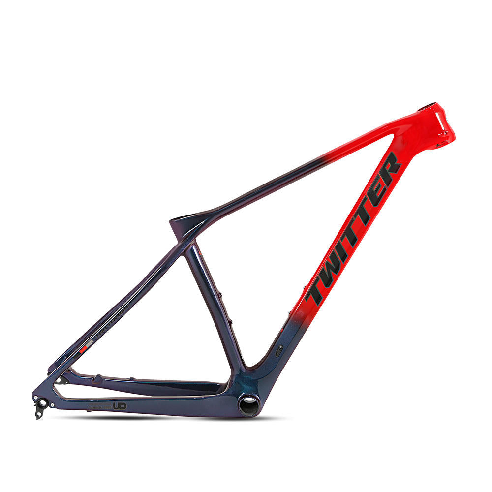 TWITTER PREDATOR Pro Carbon MTB Frame – T900 Mix, 29"/27.5", XC Racing, Thru axle +Lever