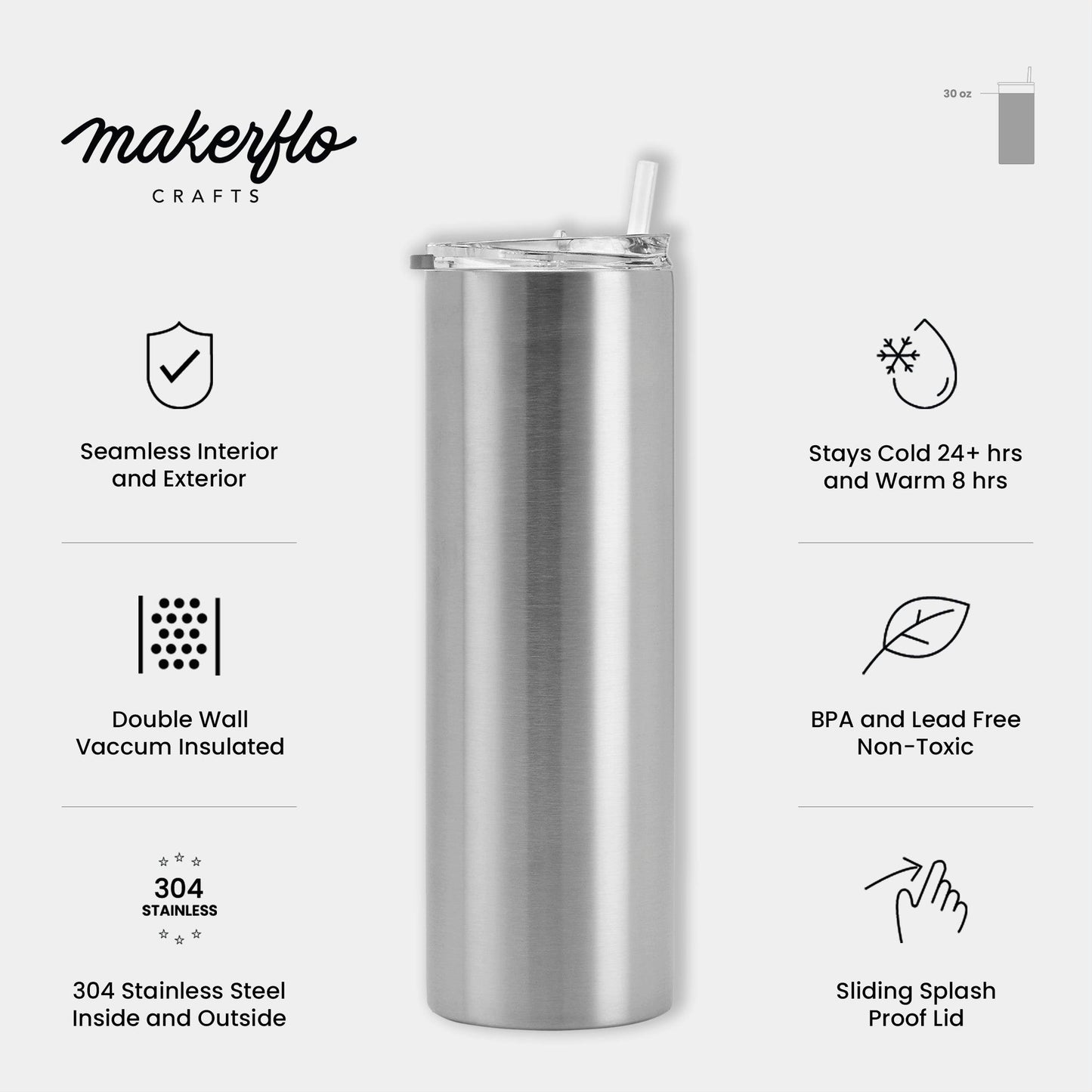 30oz Skinny Tumbler