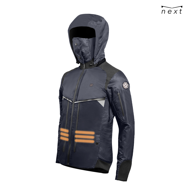 HOMI Next 2.0 Heated Jacket - Black / Navy / Green