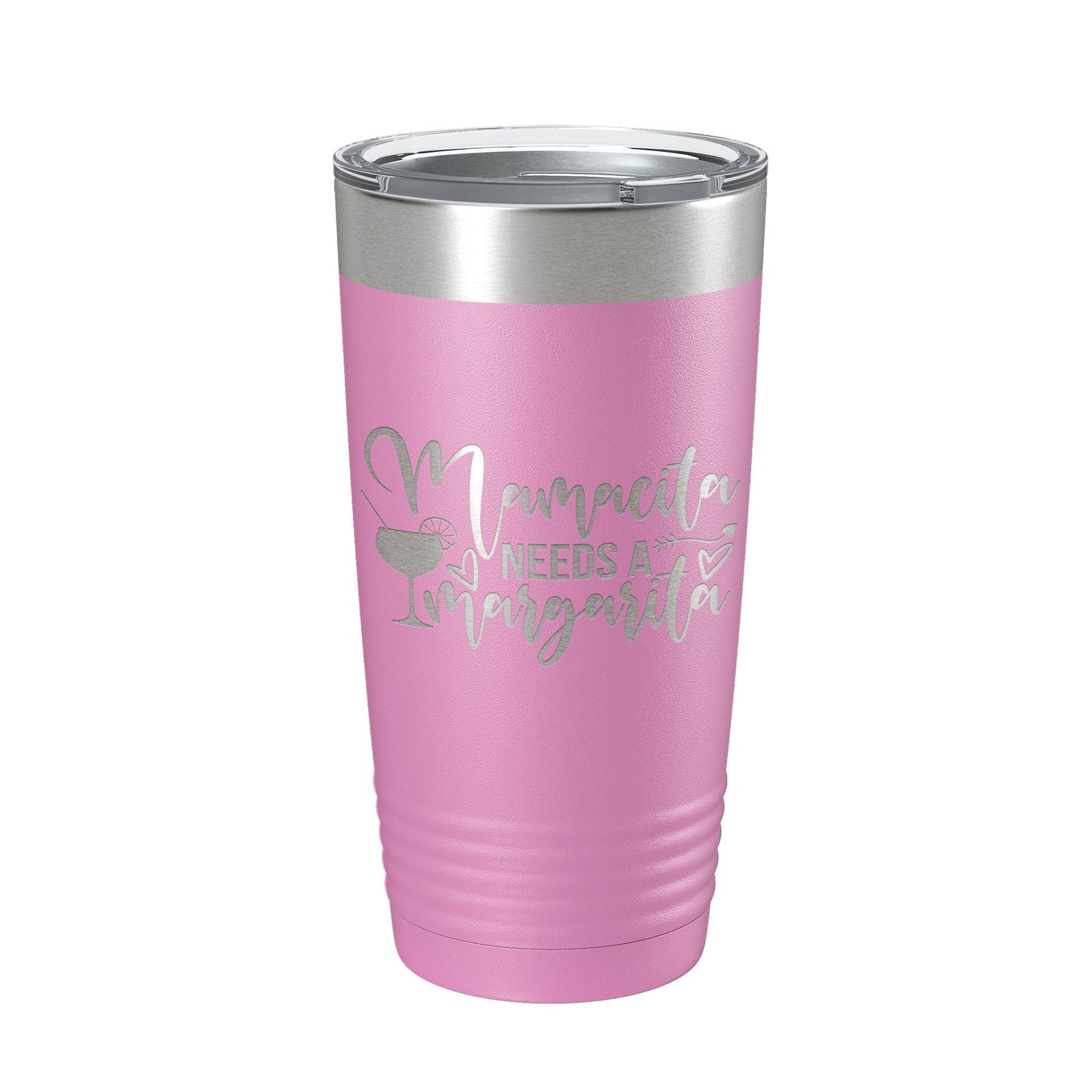 Mamacita Needs A Margarita Tumbler Funny Mom Travel Mug Mother's Day Gift Insulated Laser Engraved Coffee Cup Momma Mama Drink 20 oz