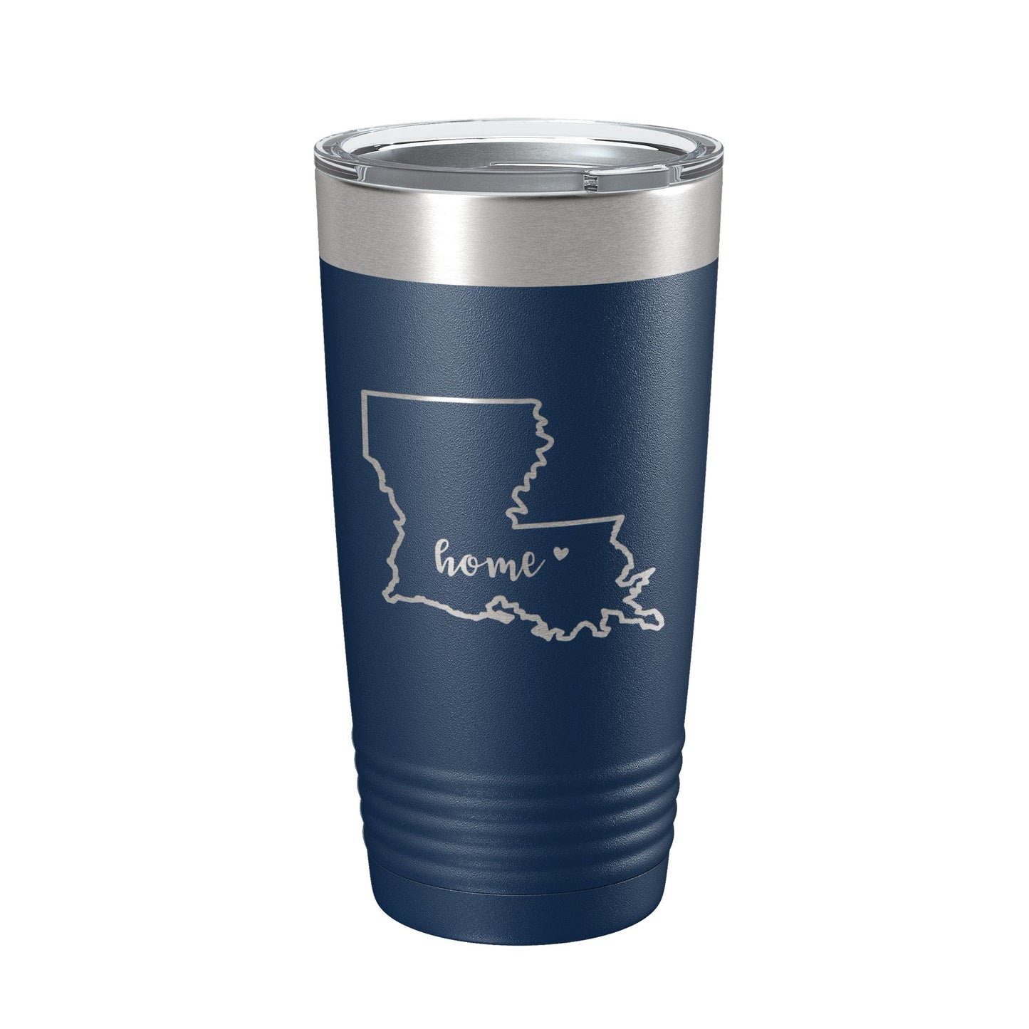 Louisiana Tumbler Home State Travel Mug Insulated Laser Engraved Map Coffee Cup 20 oz-8