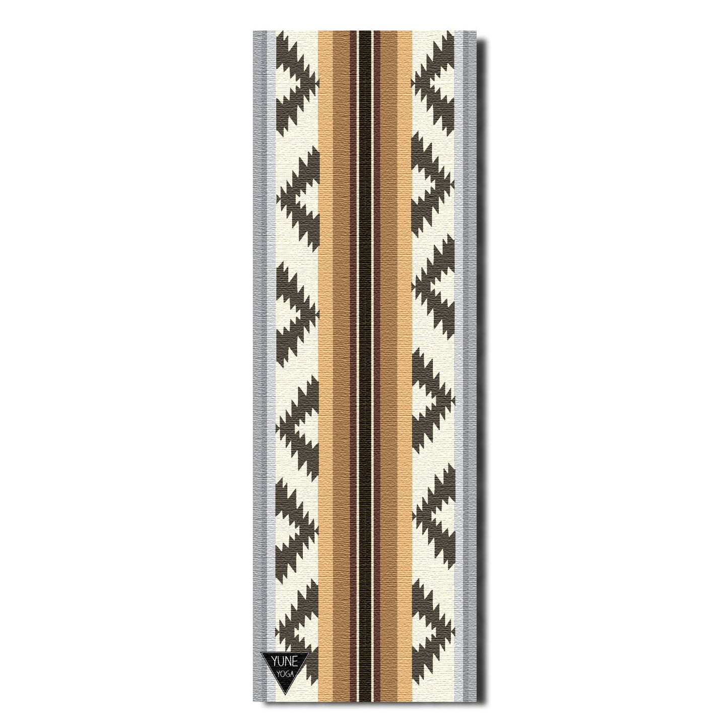 Bear Creek Sand Yoga Mat – 6 mm Extra Thick, Double-Sided Non-Slip, Eco-Friendly PER with Neutral Sand Tone Design | Yune Yoga