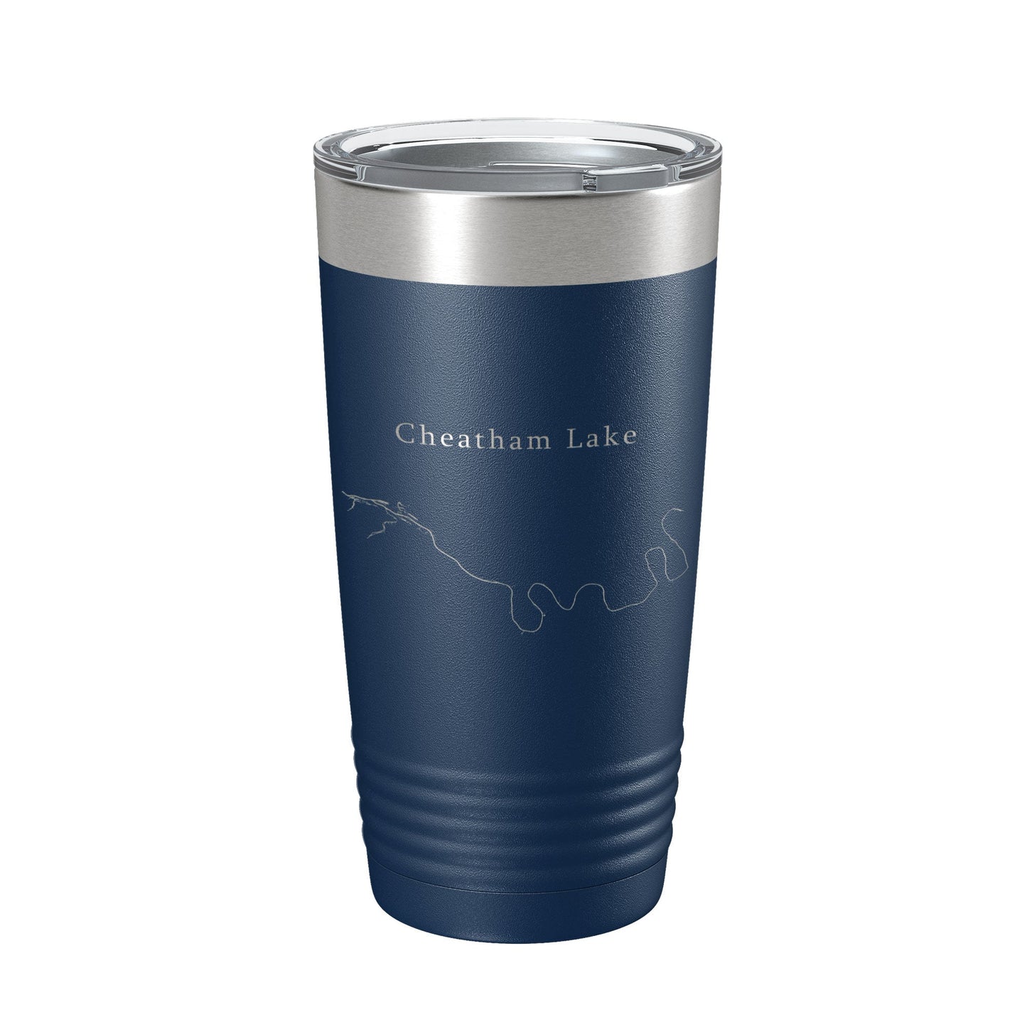 Cheatham Lake Map Tumbler Travel Mug Insulated Laser Engraved Coffee Cup Nashville Tennessee 20 oz