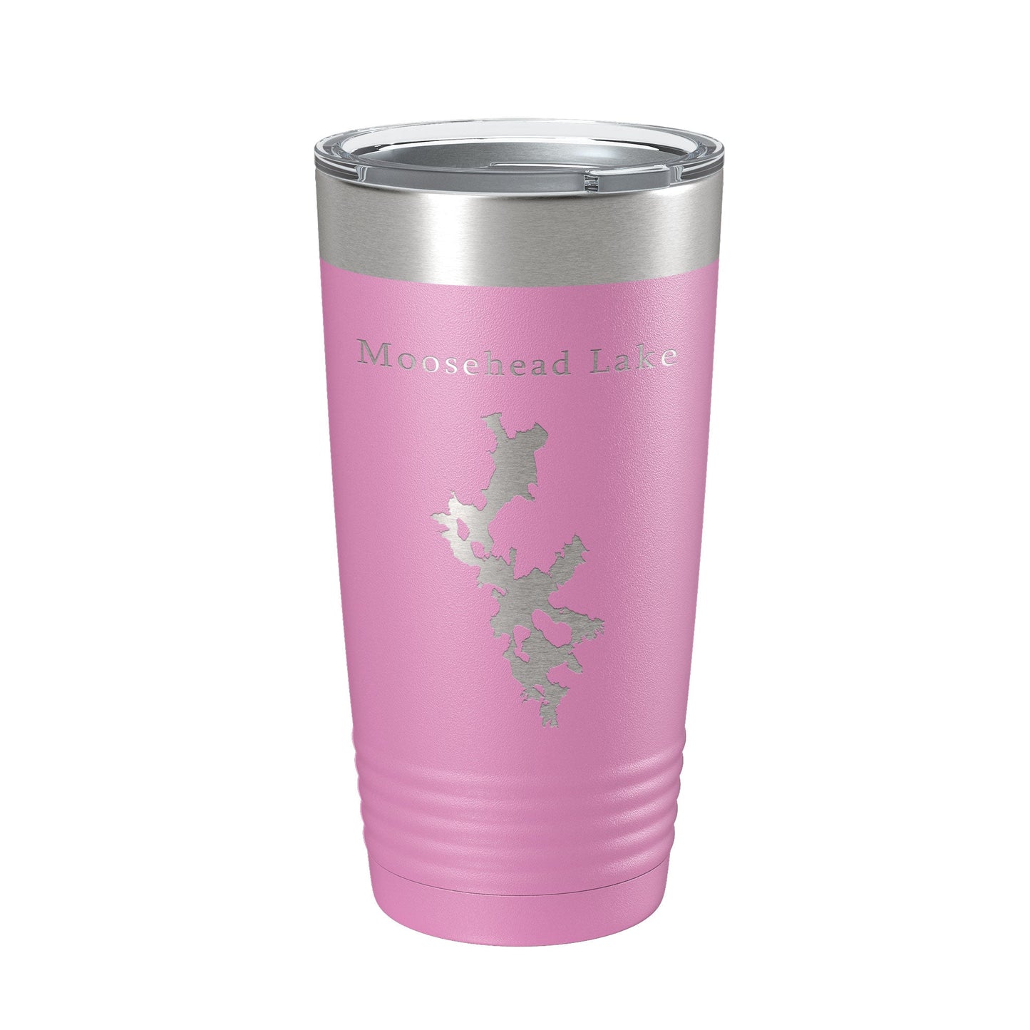 Moosehead Lake Map Tumbler Travel Mug Insulated Laser Engraved Coffee Cup Maine 20 oz