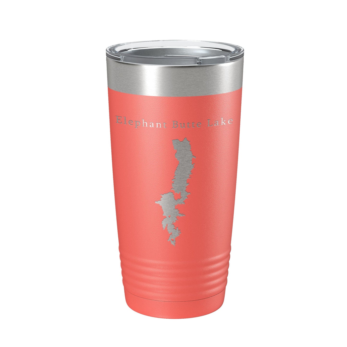 Elephant Butte Lake Map Tumbler Travel Mug Insulated Laser Engraved Coffee Cup New Mexico 20 oz