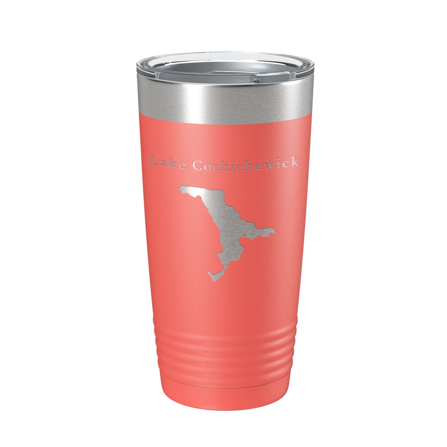 Lake Cochichewick Map Tumbler Travel Mug Insulated Laser Engraved Coffee Cup Massachusetts 20 oz