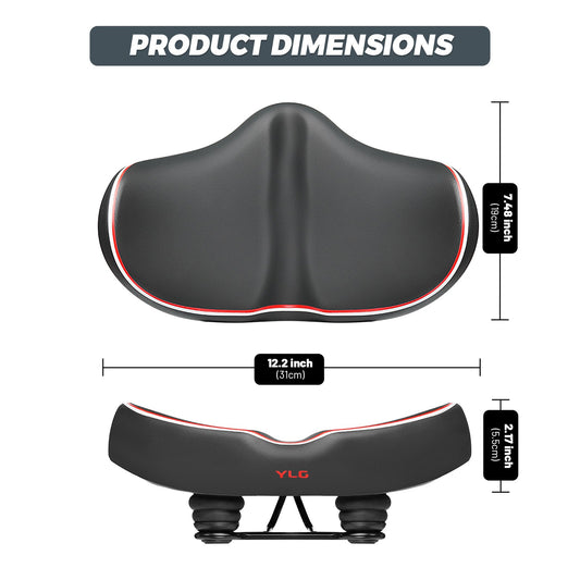 YN 8, YLG Noseless Bike Seat Cushion