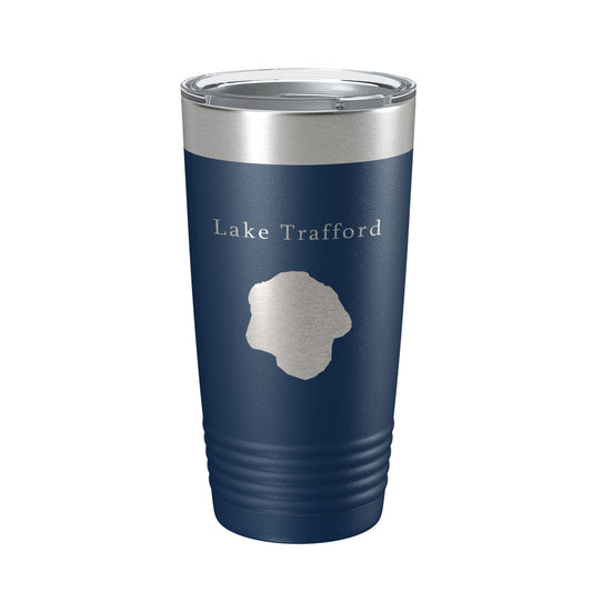 Lake Trafford Map Tumbler Travel Mug Insulated Laser Engraved Coffee Cup Florida 20 oz