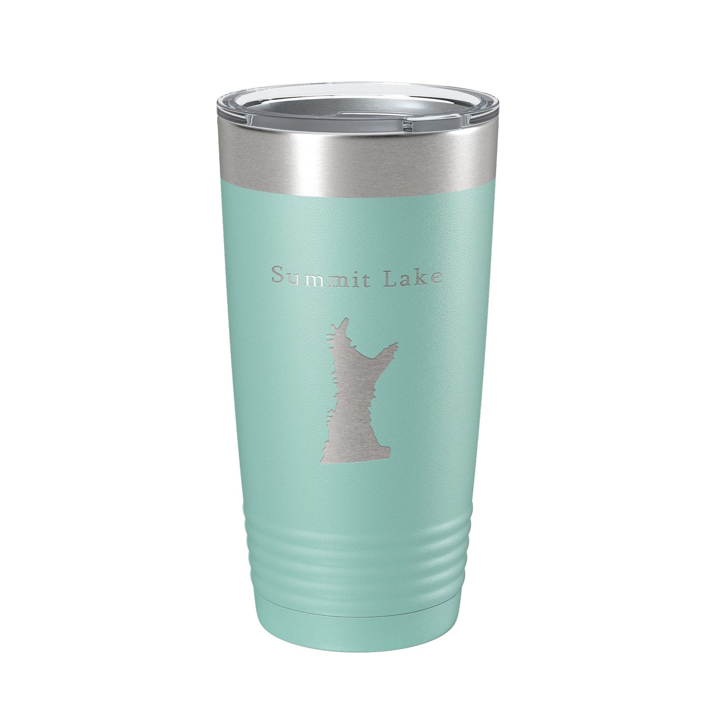 Summit Lake Map Tumbler Travel Mug Insulated Laser Engraved Coffee Cup West Virginia 20 oz