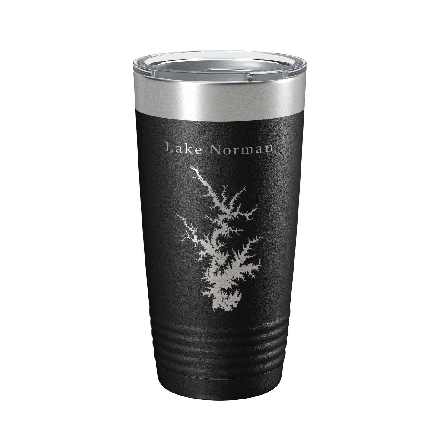 Lake Norman Map Tumbler Travel Mug Insulated Laser Engraved Coffee Cup North Carolina 20 oz