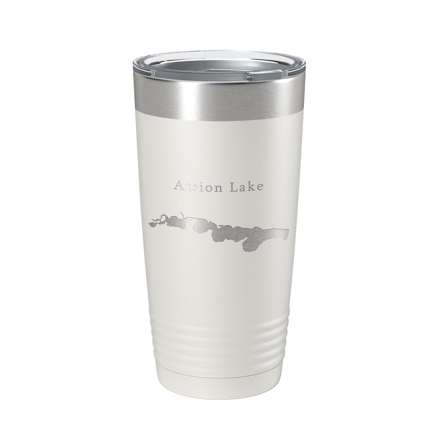 Atsion Lake Map Tumbler Travel Mug Insulated Laser Engraved Coffee Cup New Jersey 20 oz