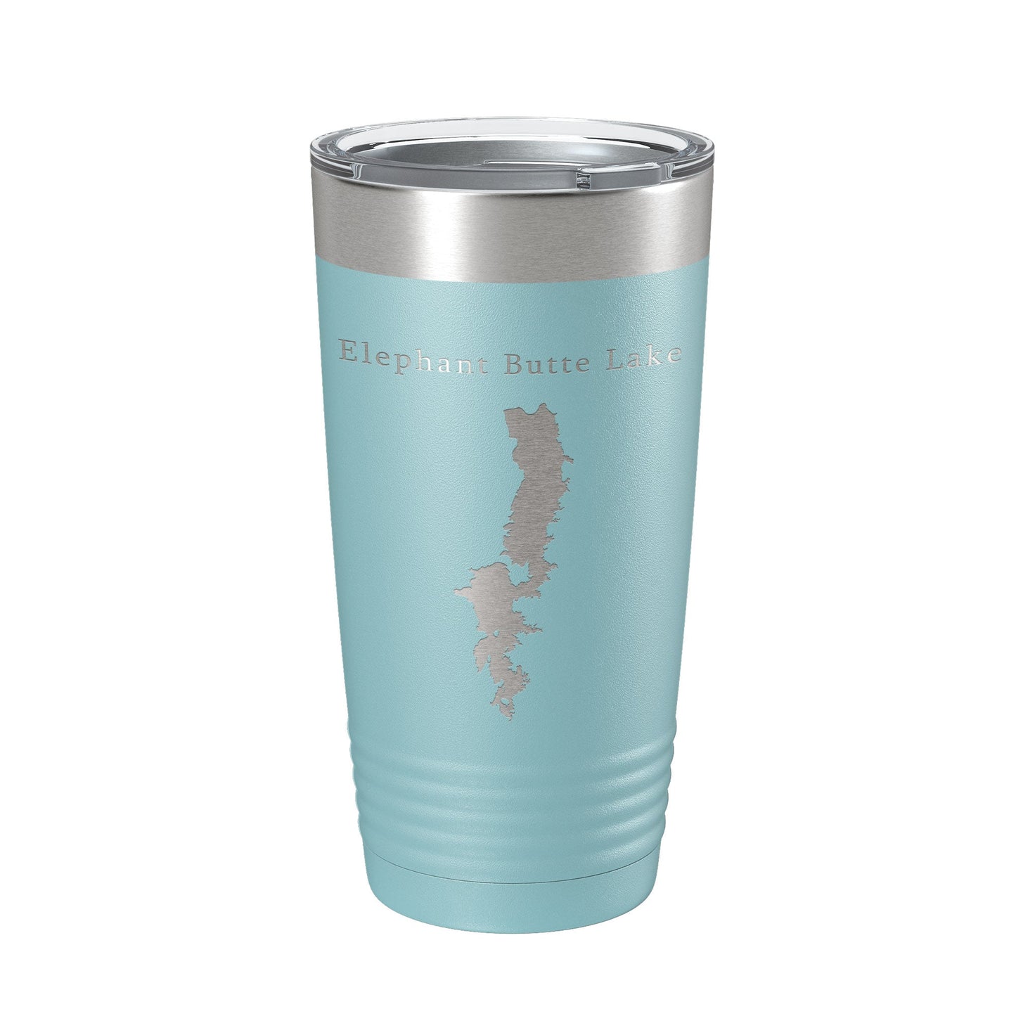 Elephant Butte Lake Map Tumbler Travel Mug Insulated Laser Engraved Coffee Cup New Mexico 20 oz