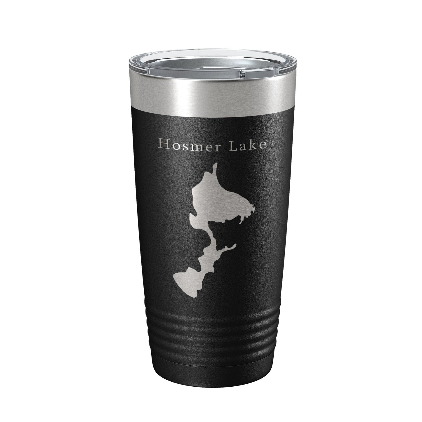 Hosmer Lake Map Tumbler Travel Mug Insulated Laser Engraved Coffee Cup Oregon 20 oz