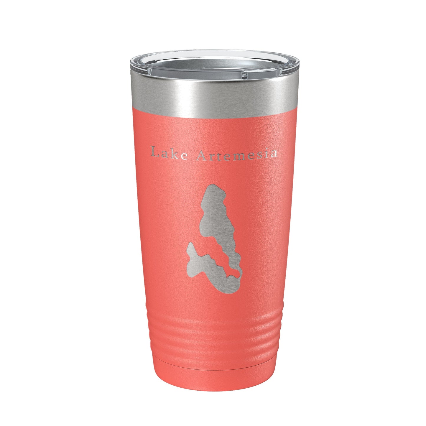 Lake Artemesia Map Tumbler Travel Mug Insulated Laser Engraved Coffee Cup Maryland 20 oz