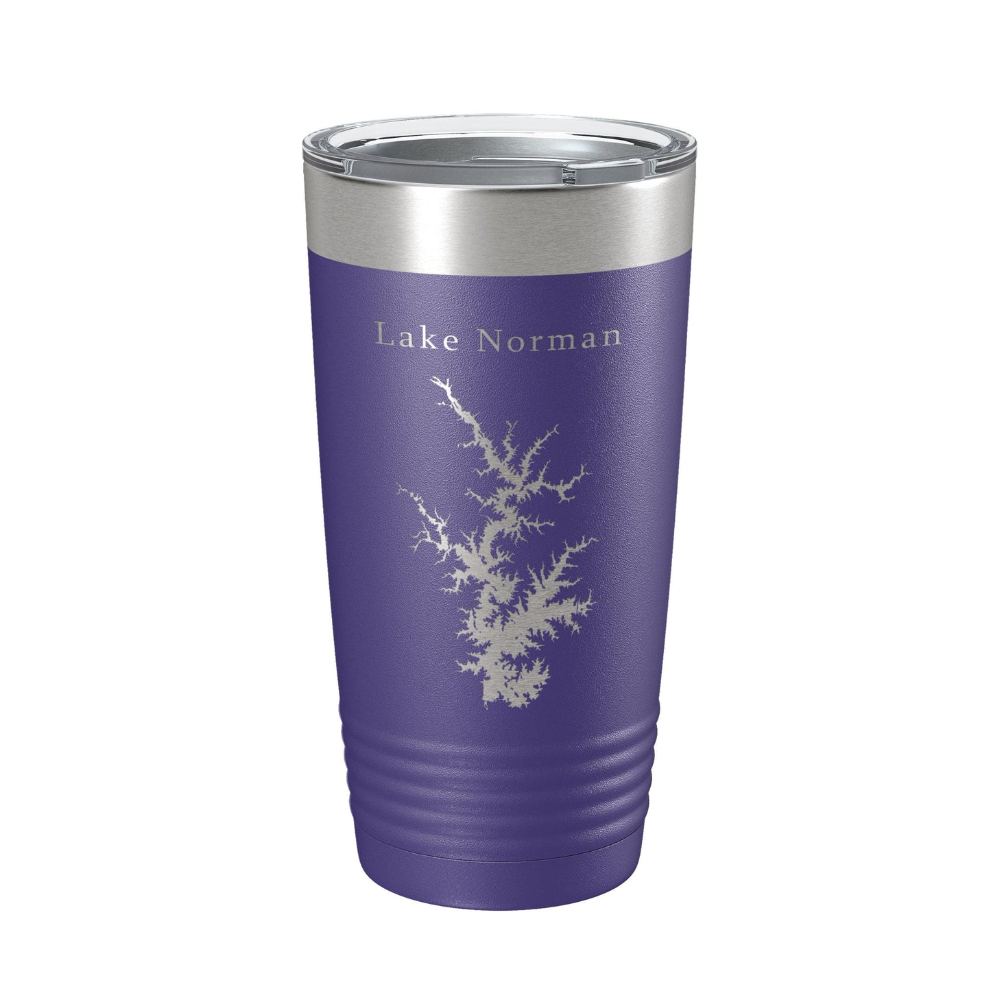Lake Norman Map Tumbler Travel Mug Insulated Laser Engraved Coffee Cup North Carolina 20 oz