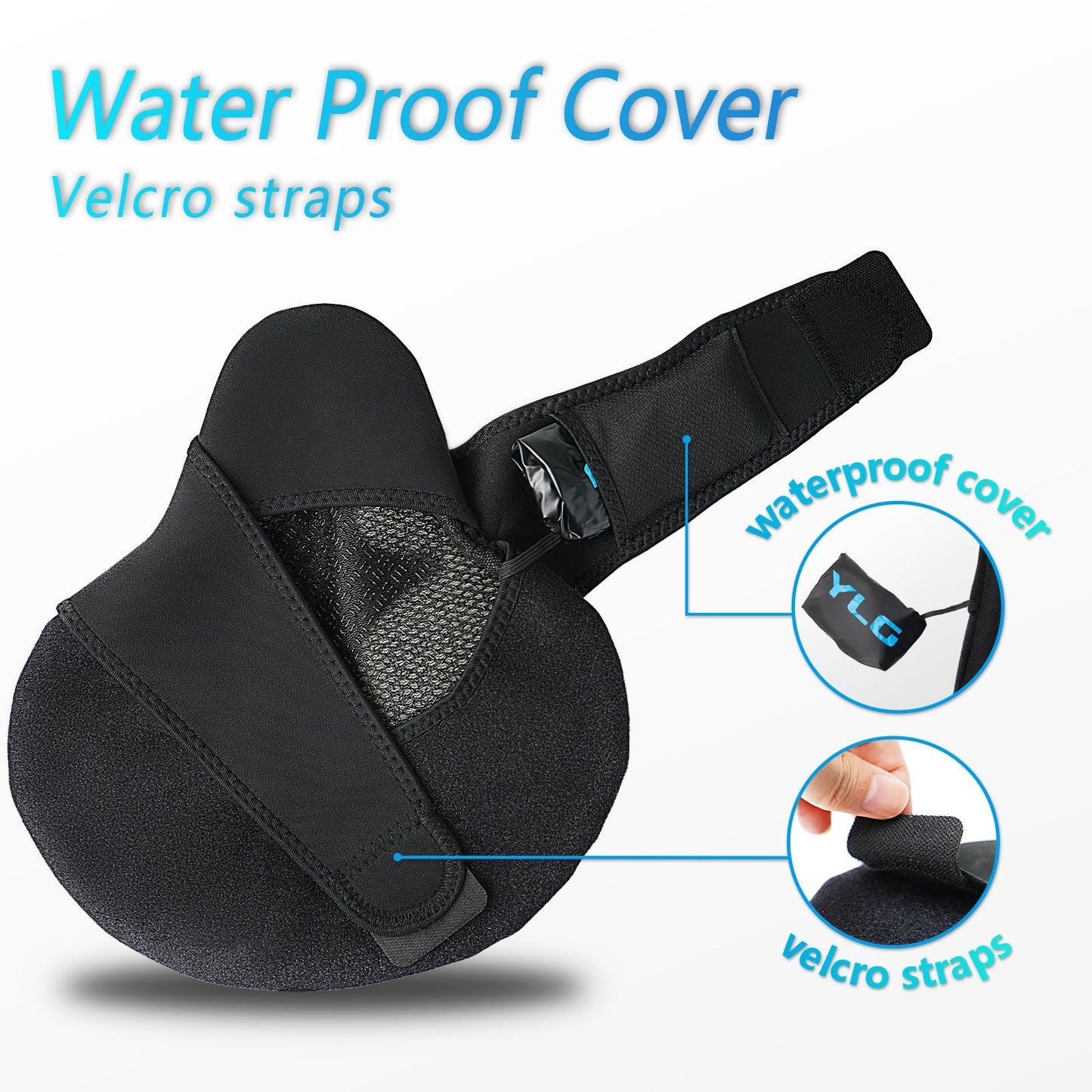 YCW 4, YLG Bike Seat Cushion - 11.8 * 11 Inches Black