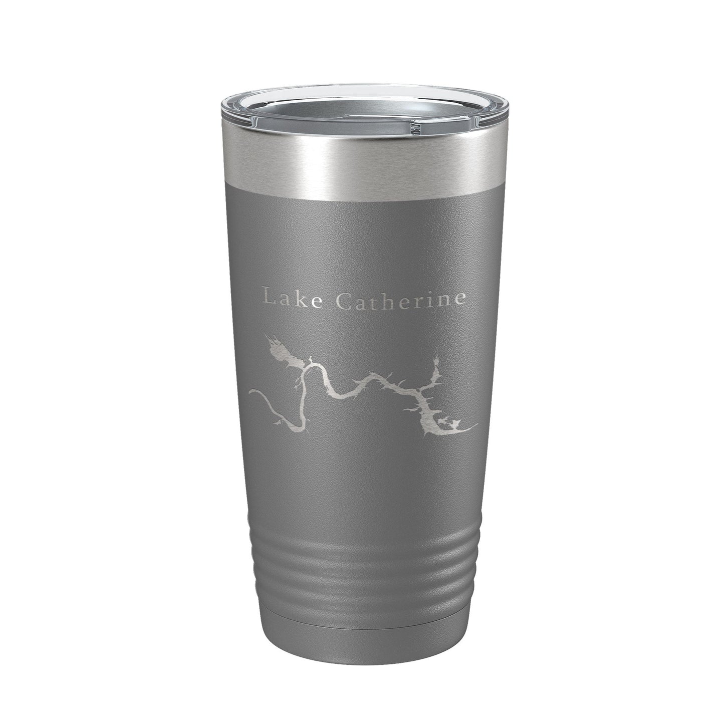 Lake Catherine Map Tumbler Travel Mug Insulated Laser Engraved Coffee Cup Arkansas 20 oz