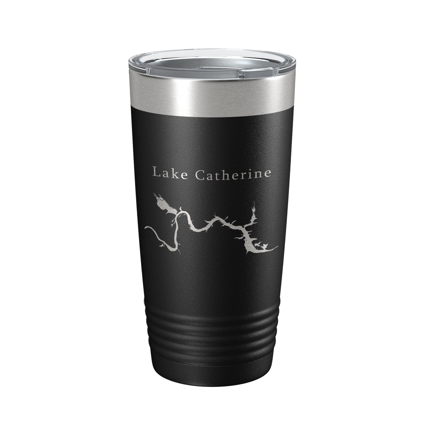 Lake Catherine Map Tumbler Travel Mug Insulated Laser Engraved Coffee Cup Arkansas 20 oz