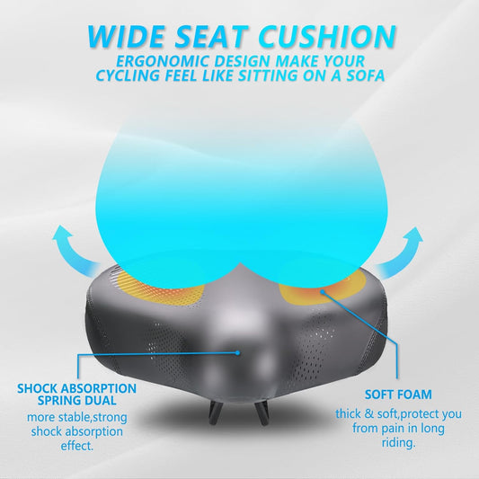 YS 9, YLG Wide Bike Seat 10.5"W