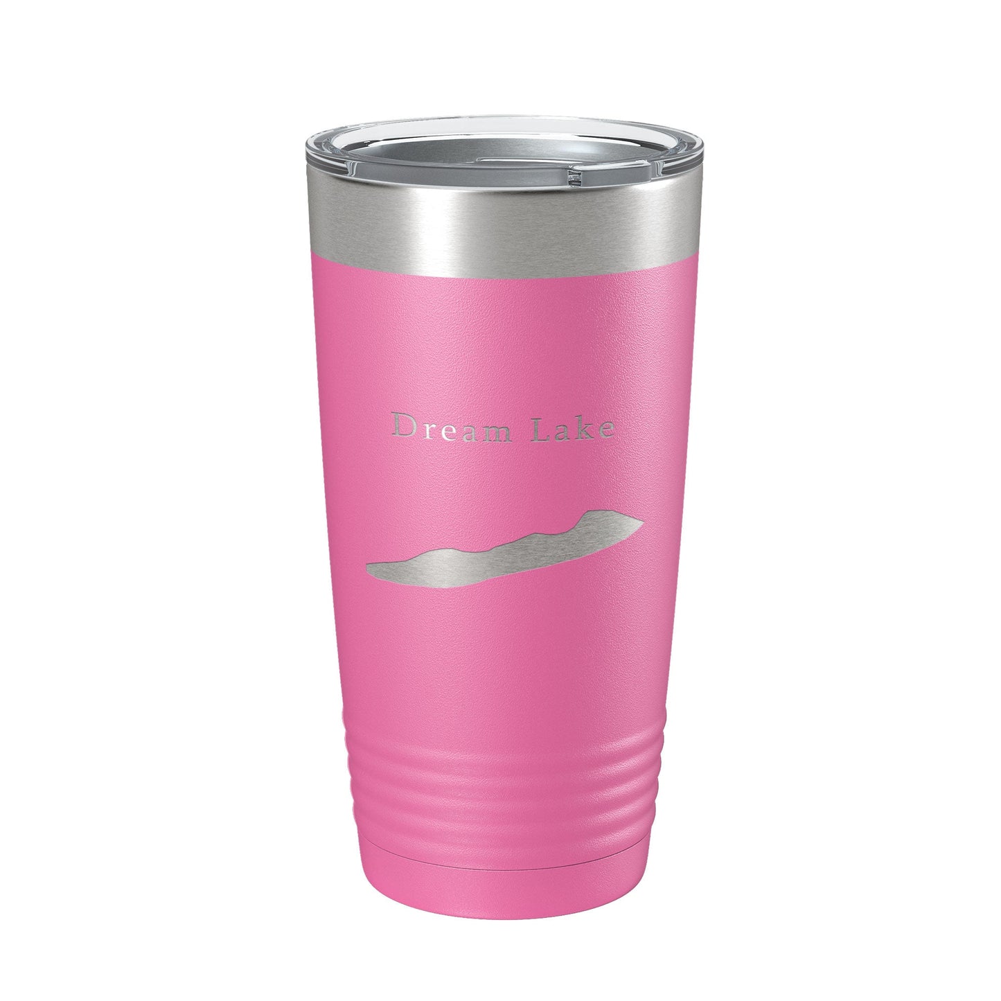 Dream Lake Map Tumbler Travel Mug Insulated Laser Engraved Coffee Cup Colorado 20 oz