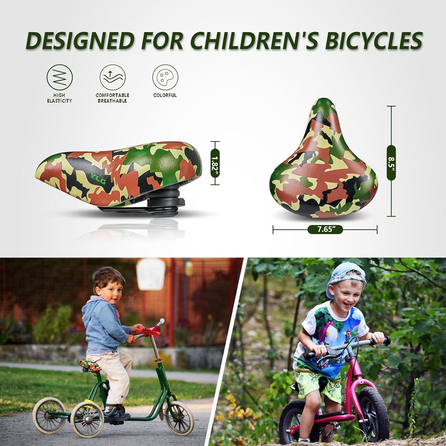 YK 4, YLG Kids Bike Seat for Boys