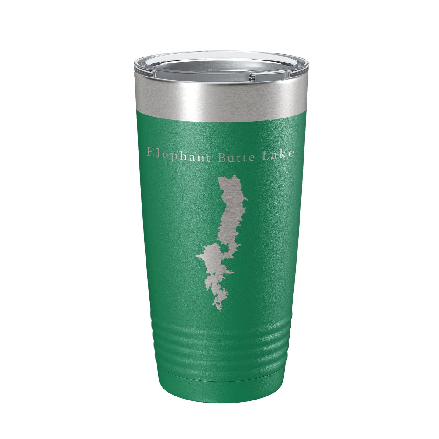 Elephant Butte Lake Map Tumbler Travel Mug Insulated Laser Engraved Coffee Cup New Mexico 20 oz