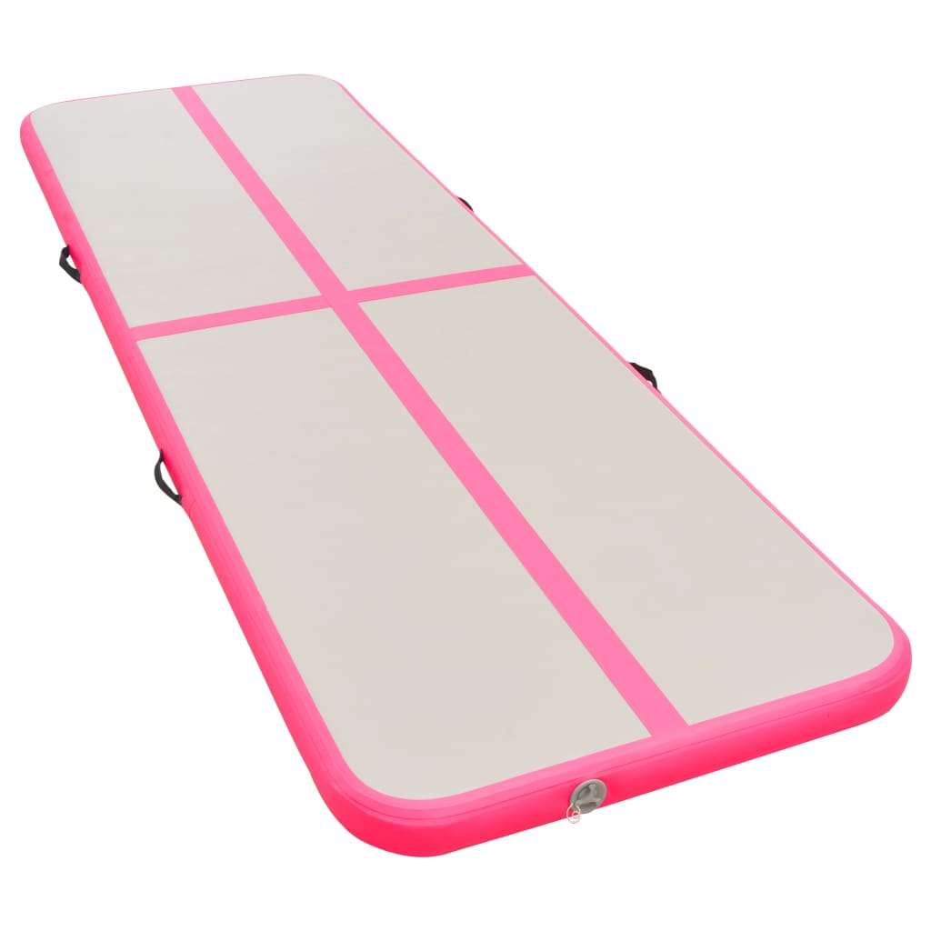vidaXL Air Track Mat Gymnastics Air Mat with Pump Inflatable Training Mat PVC