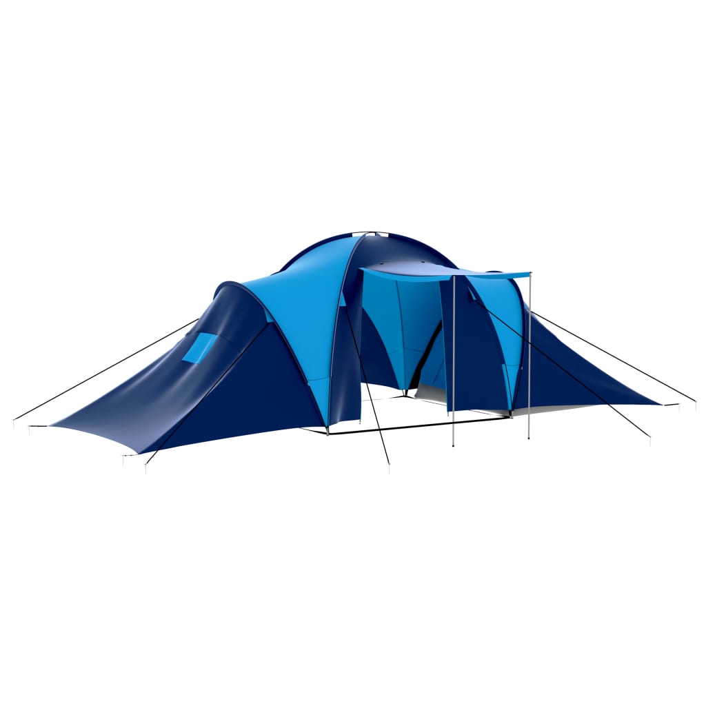 vidaXL Camping Tent Pop up Backpacking Tent for 9 Persons Outdoor Family Tent